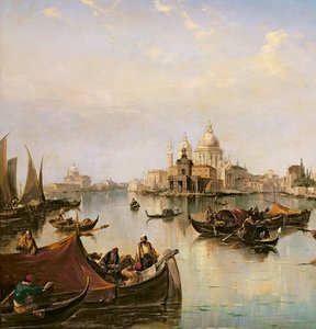 Bacino di San Marco, näkymä Canal Granden suulle (yksityiskohta 35342)