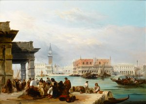 Mollo Venetsian Doganalta (öljy paneelille)