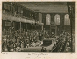 Tulipalossa tuhoutunut alahuone, 16. lokakuuta 1834 tekijältä Edward Pugh