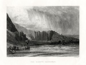The Giants Causeway, Antrimin kreivikunta, Pohjois-Irlanti, 1884