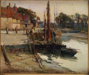 Cornish Fishing Village, 1900