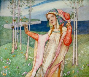 Kevät, 1911 tekijältä Edward Reginald Frampton