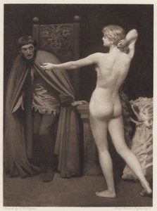 Il Pecorone: Päivä XVIII, romaani II, Kreivitär Matilda (litho) tekijältä Edward Robert Hughes