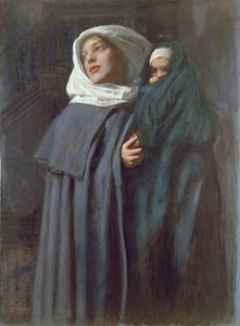 Huonekalut ja erilaiset esineet 1100- ja 1300-luvuilta tekijältä Edward Robert Hughes