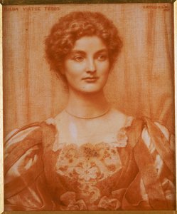 Hilda Virtue Tebbsin muotokuva, 1897 tekijältä Edward Robert Hughes