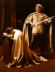 Twixt Hope and Fear (öljy kankaalle) tekijältä Edward Robert Hughes