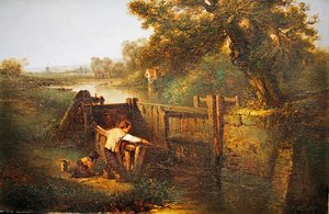 Lukituskohtaus (öljy paneelissa)