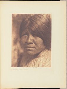 Campon nuori nainen - Diegueño tekijältä Edward S. Curtis