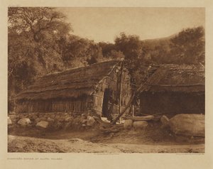 Diegueño-talo Santa Ysabelissa tekijältä Edward S. Curtis