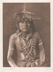 Portfolio XII, levy 429: Walpi-käärmepappi tekijältä Edward S. Curtis