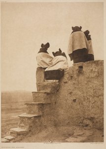 Katsomassa tanssijoita tekijältä Edward S. Curtis