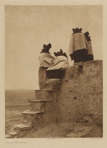 Tanssijoita katselemassa tekijältä Edward S. Curtis