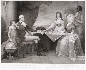 Washingtonin perhe, 1798 (kaiverrus ja pisteetsaus)