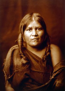 Hopi-nainen, intialainen, n. 1904, valokuva Edward S. Curtis tekijältä Edward Sheriff Curtis