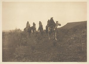Desert Rovers - Apache, 1903. tekijältä Edward Sheriff Curtis