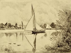 Bure: On Wroxham Road, n. 1880 (etsaus)