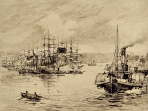 The Tyne: At Shields, n. 1880 (etsaus)