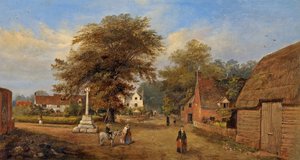Hempsted Village, Gloucestershire, noin 1880