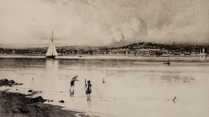 Broughty Ferry Tayportista (etsaus) tekijältä Edward Smith Hodgson