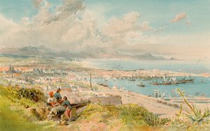 Barcelona, Montjuichista (väri litho)
