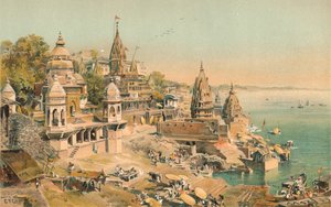 Benares Gangesissa, 1892, 1904