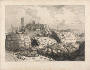 London Bridge - purkaminen tekijältä Edward William Cooke
