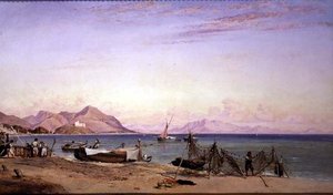 Salerno, kuivausverkot tekijältä Edward William Cooke