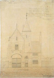 Castle Ashbyn etukorkeus, Lodge nro 2 tekijältä Edward William Godwin