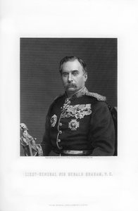 Sir Gerald Graham, brittiläinen kenraaliluutnantti, 1893.