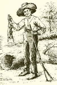 Huckleberry Finn tekijältä Edward Windsor Kemble