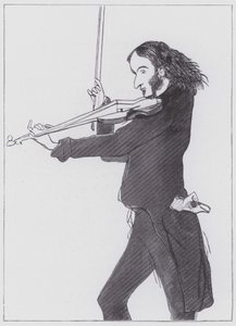 Nicolo Paganini tekijältä Edwin (after) Landseer
