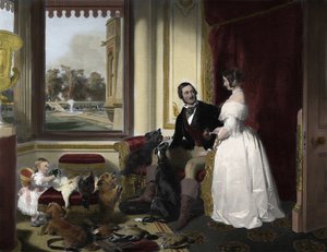 Windsorin linna nykyaikana tekijältä Edwin (after) Landseer