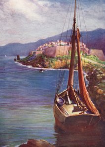 Korsika: Calvi (väri litho)