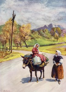Korsika: Tienvarsiristi (väri litho)