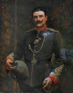 Vapaaehtoispataljoonan upseeri, Middlesex-rykmentti, noin 1904 tekijältä Edwin Arthur Ward