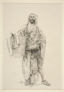 Autolycus, IV näytös, kohtaus ii, Talvi tekijältä Edwin Austin Abbey