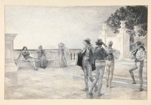 Balthazar laulaa: tekijältä Edwin Austin Abbey