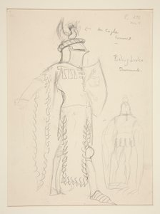 Bolingbroke (Turnauskohtaus), Henry Irvingin pukuluonnos tekijältä Edwin Austin Abbey