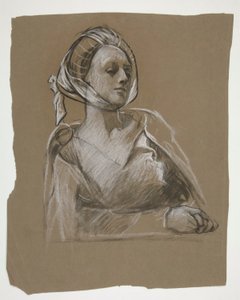 Naisen rintakuva: opiskele tekijältä Edwin Austin Abbey