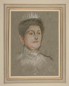 Edward VII:n kruunaus muotokuva: Battenbergin prinsessa Beatrice tekijältä Edwin Austin Abbey