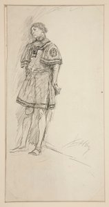 Pukututkimus kahdelle Veronan herralle (?) tekijältä Edwin Austin Abbey