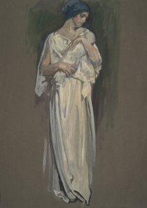 Varhainen opiskelu varten tekijältä Edwin Austin Abbey
