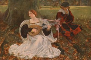 Fair is my Love, c1900, c1930. tekijältä Edwin Austin Abbey