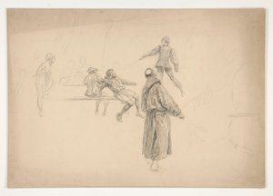 Kuva piirustus tekijältä Edwin Austin Abbey