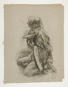 Kuvatutkimus kuningas Arthurille tekijältä Edwin Austin Abbey
