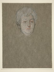 Edwardin kruunajaisten vanhuksen naisen johtaja. VII tekijältä Edwin Austin Abbey