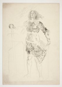 La Pucelle (tutkimus .1181) - III näytös, kohtaus II, kuningas Henrik VI (osa I) tekijältä Edwin Austin Abbey