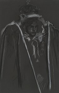 Peer sijoittaminen kruunaus nuija varten tekijältä Edwin Austin Abbey