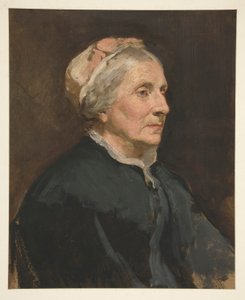 Vanhemman naisen muotokuva (tunnistamaton hoitaja) tekijältä Edwin Austin Abbey