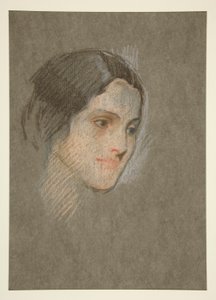 Tuntemattoman naisen muotokuva tekijältä Edwin Austin Abbey